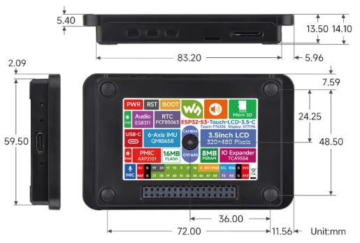Waveshare S3 3.5 Inch display