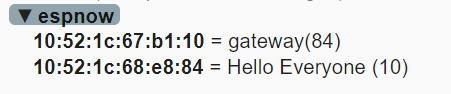 ESP Now MQTT Gateway